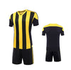 Soccer Jerseys Stripe Football Uniforms Short Sleeve