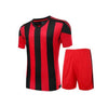 Soccer Jerseys Stripe Football Uniforms Short Sleeve