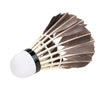 Black Shuttlecocks Badminton Goose Feather Cork