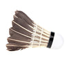 Black Shuttlecocks Badminton Goose Feather Cork