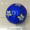 Blue Soccer Ball Football PU Granule Slip-Resistant